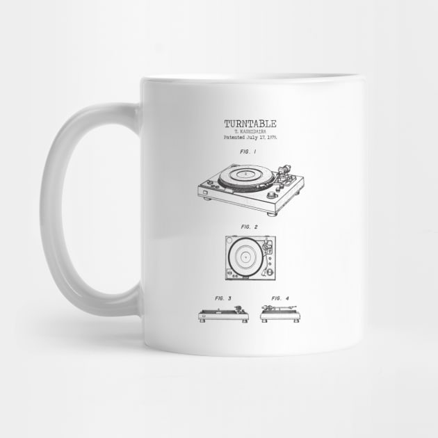 TURNTABLE patent by Dennson Creative